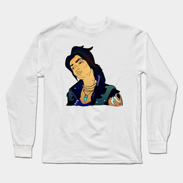 Amara the Siren Long Sleeve T-Shirt by Digital GraphX